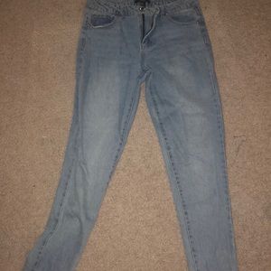 High waisted mom jeans